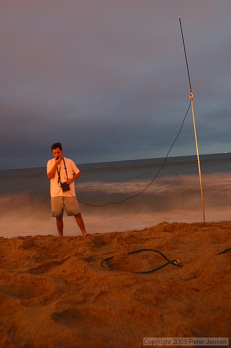 we made a cursory nod toward field day with QRP