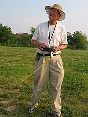 Tom Long flying at Rivergreen