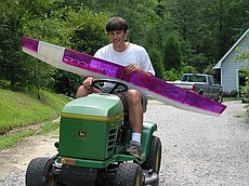 the Aspire wing is so heavy you need a tractor to haul it around