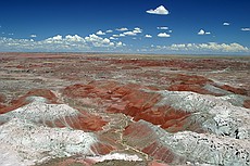 badlands at Petrified Forest NP