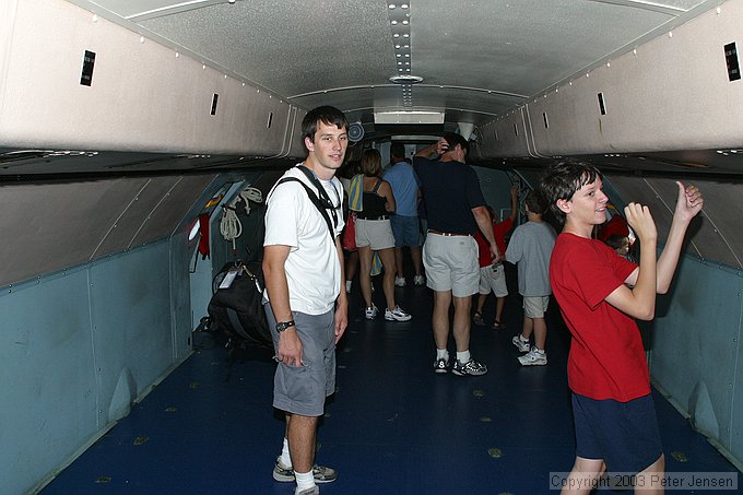the kid on the right doesn't realize just how close he is to crossing that line...