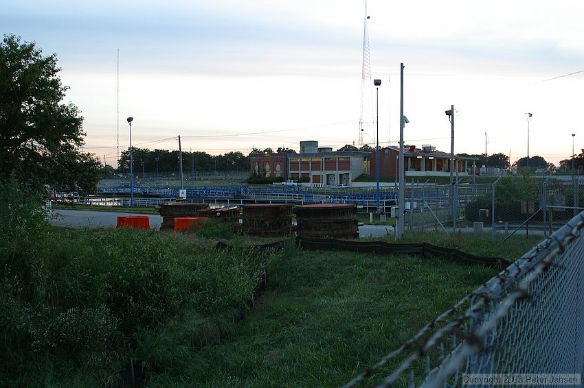 Howell Mill water works -- looking toward town