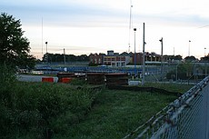 Howell Mill water works -- looking toward town