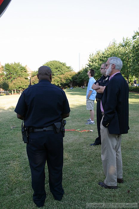 G. Wayne and a few GTPD officers