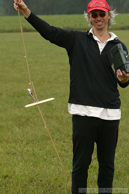 Breck's model with a clean wing