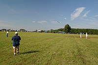 Buddy still got 41 seconds on the flight where the outer panel of his wing delaminated.  Root cause was a midair on the previous flight and failure happened during launch.