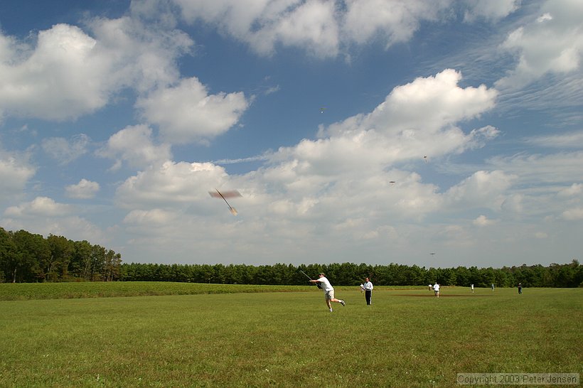 Adam (Red) launching