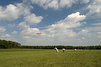 Adam (Red) launching