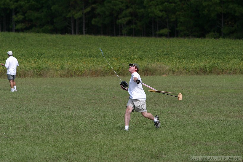 Adam (Red) launching