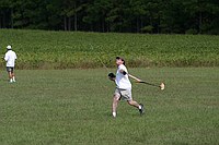 Adam (Red) launching