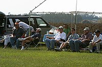 Spectators (Al and Buddy from the Atlanta crew on the left)