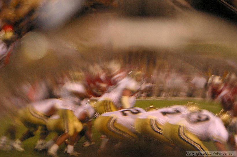 shot through a parabolic microphone