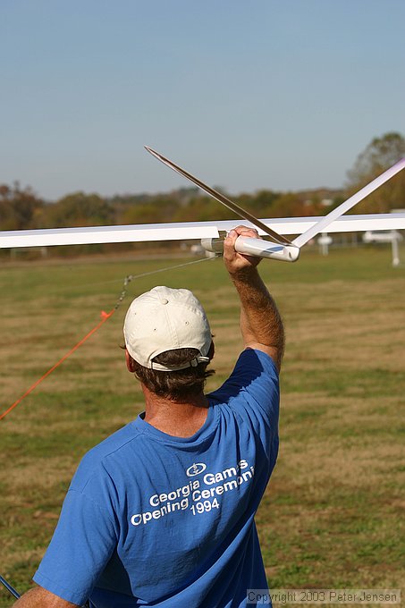 Randy launching