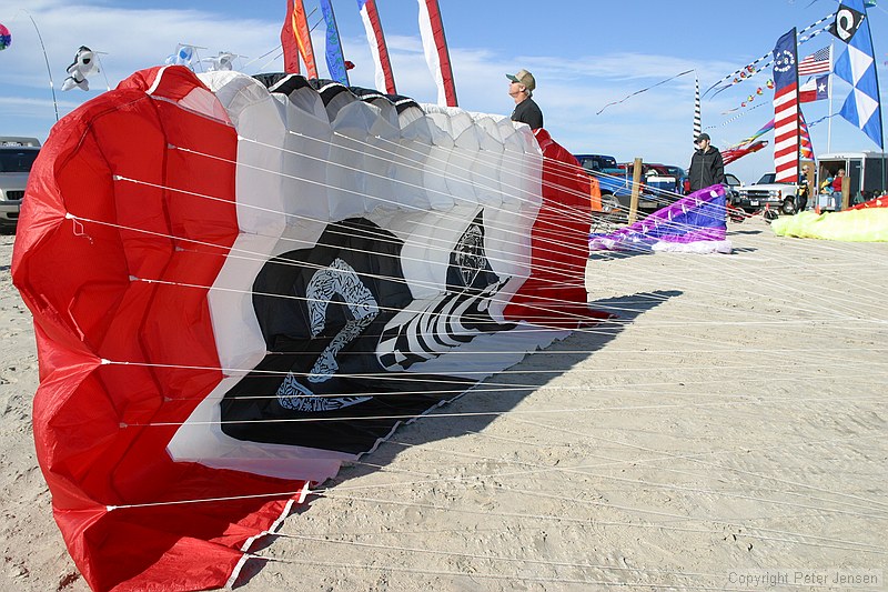 a partially inflated wing