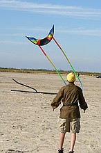 a cool stunt kite that flew forwards and backwards