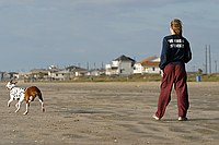 the five-legged, two-colored dog!