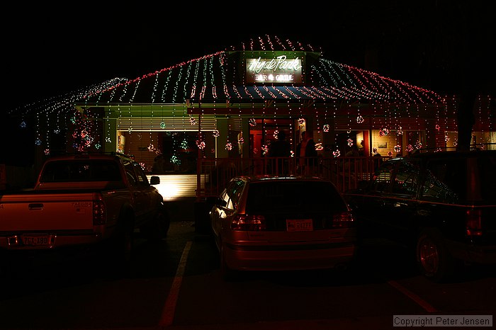 Hyde Park Bar and Grill (a great place to eat in Austin, and where Ana works.)