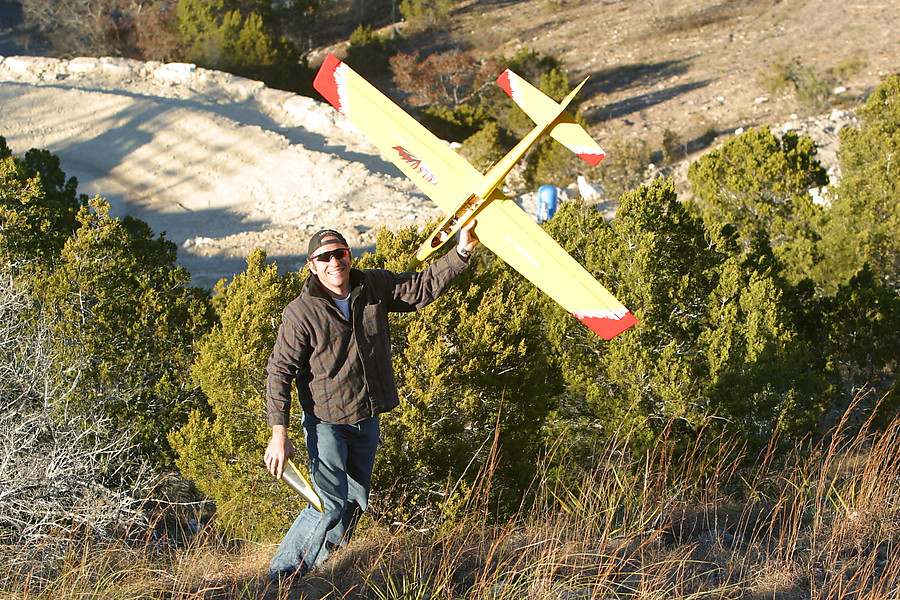 James after a successful landing