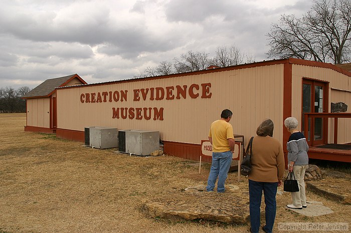 the Creation Evidence Museum, outside of Glen Rose, TX.  Admission was $2 more than I'd consider paying... but they have a cool web site at http://www.creationevidence.org/ .