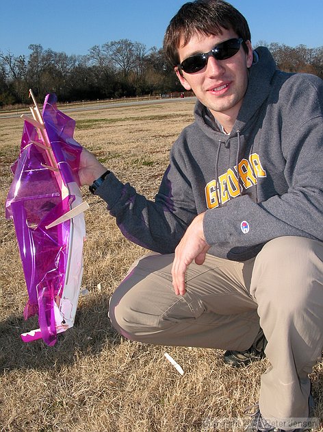 Charles contemplating some ulracote that was