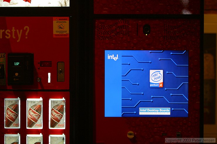it's always nice to see a coke machine running win2k