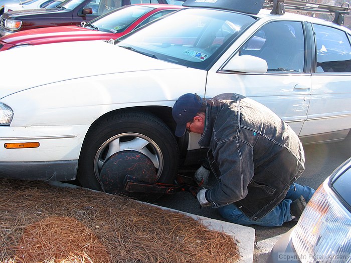 my boot being removed