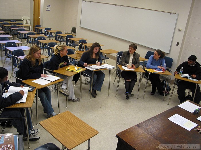 L-R: Tarik Small, Brooke Gladden, Holly Gindlesperger, Whitney Vail, Paddy Kennington, Sarah Edwards, Allen Linton