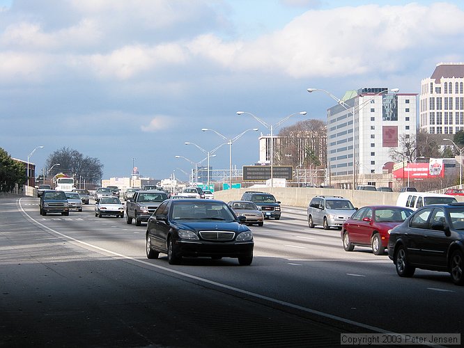 traffic on 75/85 southbound