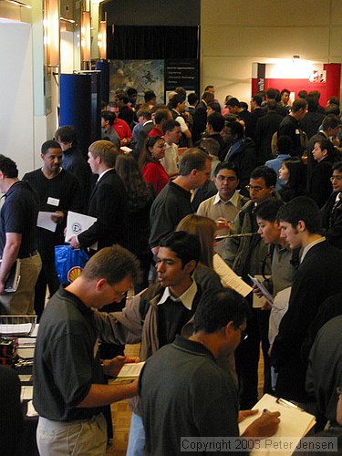 Georgia Tech Career Fair mobness