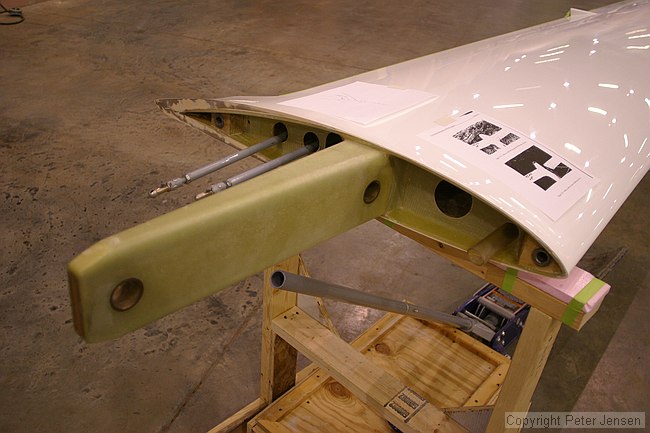 fiberglass wing joiner from a modified ASW 27