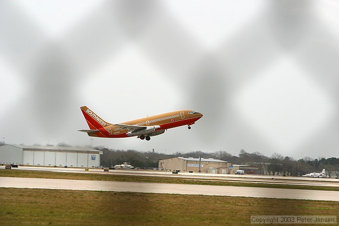 Southwest flight departing