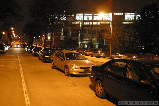 don't park on the left side of the road here...