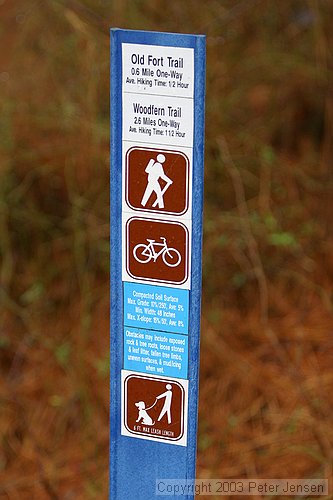 Old Fort Trail and Woodfern Trail (we did both)