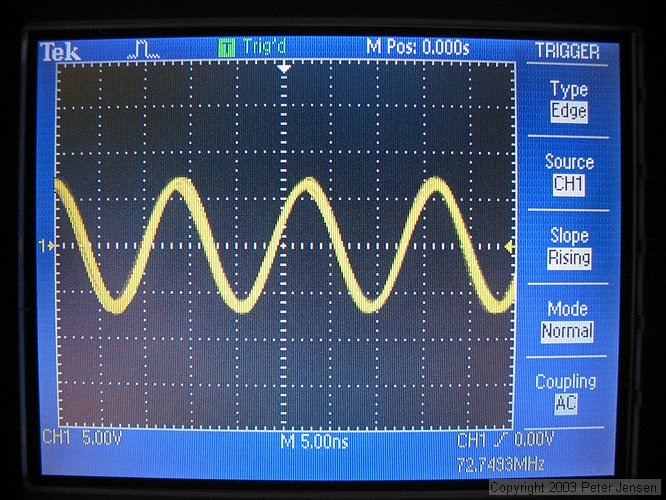 my eclipse with spectra set to channel 48 (72.750)