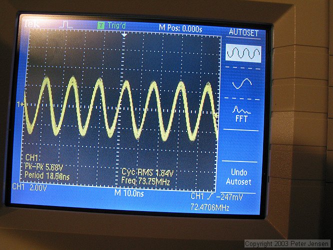 my Eclipse with older channel 34 module (supposed to be 72.47 MHz)