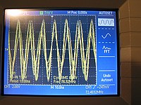 my eclipse with spectra set to channel 34 (supposed to be 72.47 MHz)