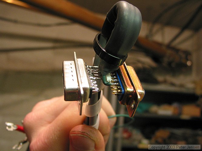 our voter cable insert as constructed by Charles -- not necessarily pretty, but very low loss and the shielded cable works well