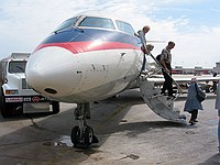 deplaning at Hartsfield