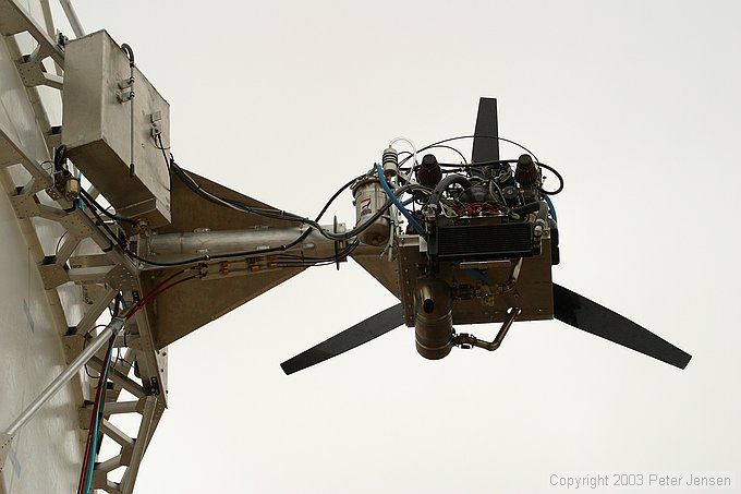 back view of a thruster