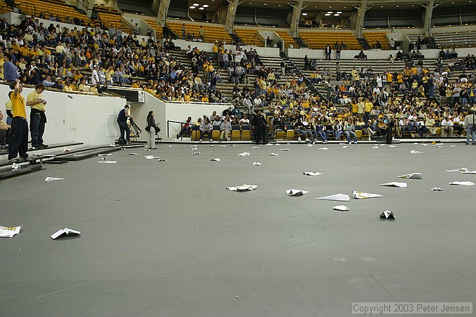 yes, there were a few paper airplanes