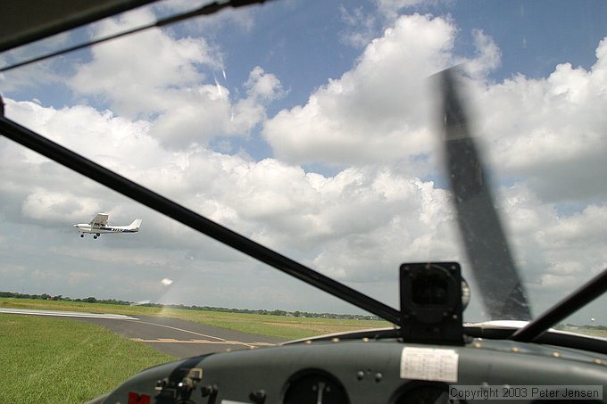 traffic landing on our runway