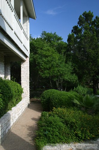 front porch looking downhill