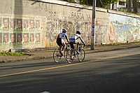 nice bikes riding out on the loop toward Old San Juan