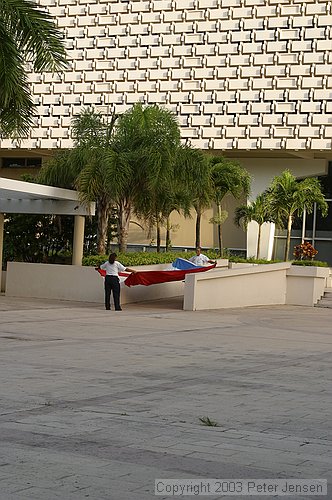 flag folding