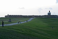 El Morro -- and some very nice kite flying fields