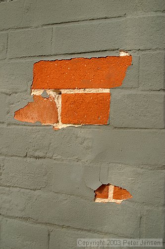 painting over brick sometimes doesn't work