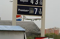 gas is in cents / liter
