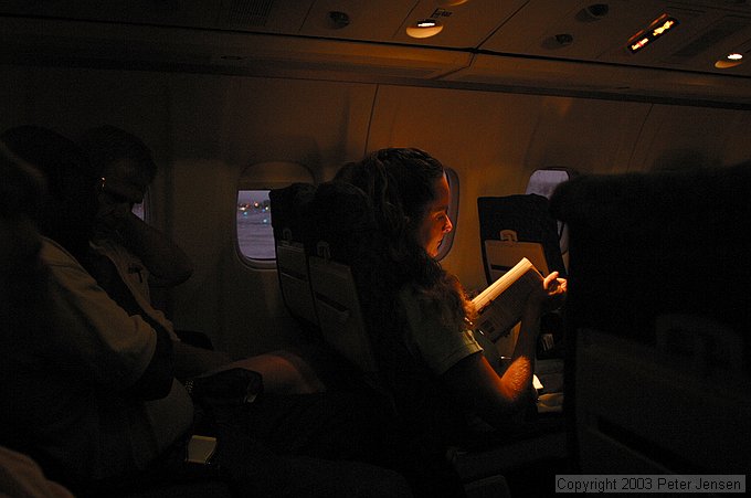 folks reading on the plane