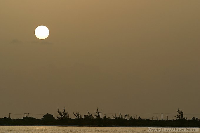 sunset on Anegada