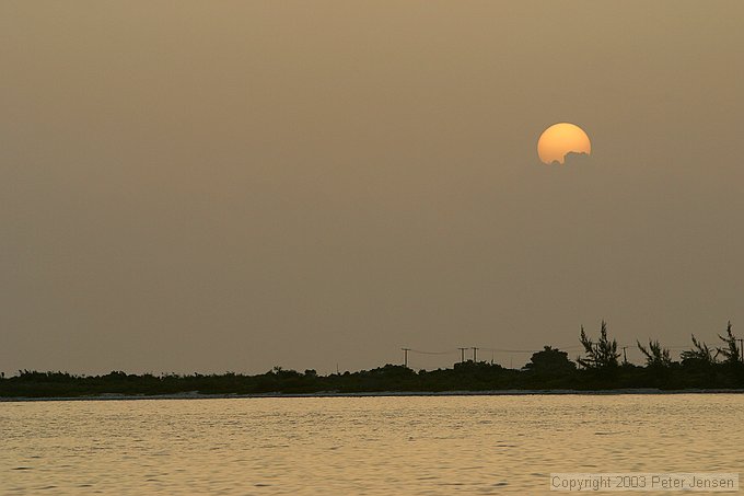 sunset on Anegada